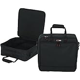 Gator Cases Padded Nylon Mixer/Gear Carry Bag with Removable Strap, 15.5" x 15" x 5.5" (G-MIXERBAG-1515)
