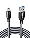 USB Type C Cable, Anker Powerline+ USB C to USB 3.0 Cable (6ft), High Durability, for Samsung Galaxy Note 8, S8, S8+, S9, iPad Pro 2018, MacBook, Sony XZ, LG V20 G5 G6, HTC 10, Xiaomi 5 and More primary
