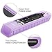 CaseBot Silicone Case for Amazon Insignia Smart HD Fire TV Voice Remote (2019) - Honey Comb Series [Anti Slip] Shockproof Cover Compatible with Element Smart Fire TV Voice Remote, Purple-Glow