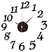 Toppers Frameless Large Modern 3D DIY Large Wall Clock Mirror Stickers Home Office Decoration