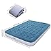 Air Mattress Queen Size Airbed,Deeplee Blow up bed Inflatable Mattress with Rechargeable Air Pump for Home,Camping,Guest Bed,Height 9 inch