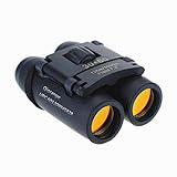 Qiorange Outdoor Lightweight & Durable Adjustable Mini 30x60 Folding Zoom Binoculars ,Travel Zoomwith Black Carry Bag and Clean Cloth