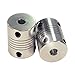 OctagonStar Flexible Couplings 5mm to 5mm NEMA 17 Shaft for RepRap 3D Printer or CNC Machine（2PCS）