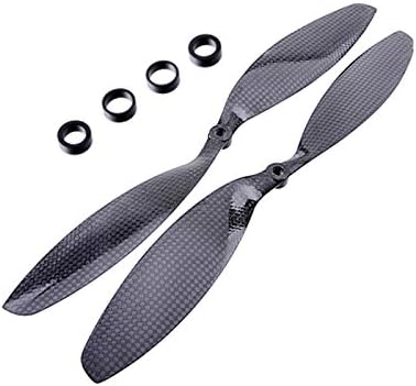 1238 1 Pair Carbon Fiber Propeller 12 x 3.8 Prop CW / CCW