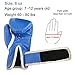 Dtown Kids Boxing Gloves 6oz Boys Gloves for Children Age 7 to 12 Years PU Leather Blue