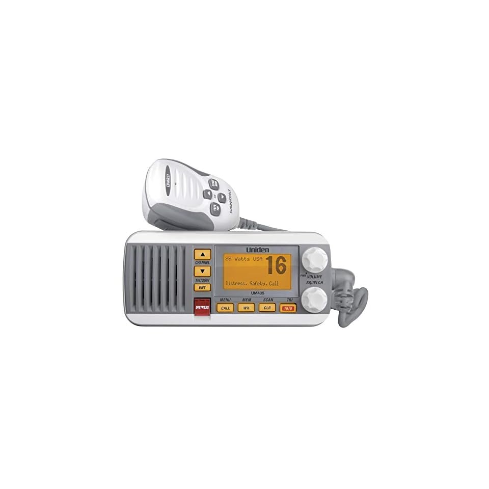 Uniden UM435 Advanced Fixed Mount VHF Marine Radio, All USA