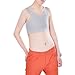Les Lesbian Tomboy Short Vest Chest Binder Tops (XXL, Grey)