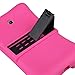 NEWSTYLE Shock Proof Case Light Weight Kids Super Protection Cover with Audio Amplifier Design for Samsung Galaxy Tab 3 7.0-inch Tablet Only, Not Fit Other Tablets (Rose)