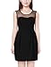 Allegra K Women Sleeveless Dresses Panel Dress Summer Dresses Skater Dress, Medium, Black