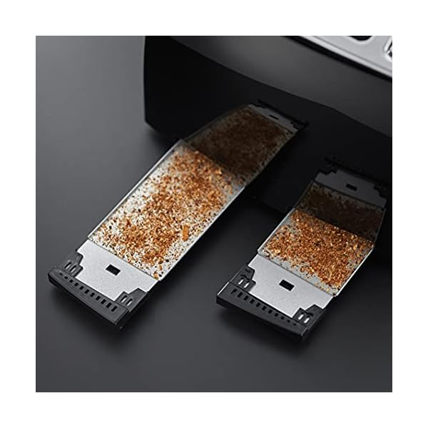 Russell Hobbs 21651 Textures 4-Slice Toaster 21651-Black, Plastic, Black