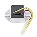 AUTOKAY 12 Volt Electrical Voltage Regulator 845907 394890 797375 LG691185 MIU14388 Fits for 192400 196400 226400 280700 351700 28M700 18HP to 24HP engines with 10A 13A 14A and 16A charging system