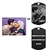 Jovivi Personalized Photo Keychains Engraving Text Calendar Date Custom Picture Dog Tag Pendant Keychain for Men Women Jewelry Birthday Gifts