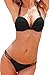 Imilan Women's Multi-straps Push-up Padded Swimwear Bikini Sets (FBA)