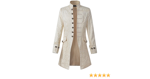 cream frock coat