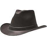 OccuNomix VCB200-06 Vulcan Cowboy Style Hard Hat with Ratchet Suspension, Black, One Size
