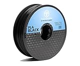 TechOrbits 3D PLA 3D Printer Filament Dimensional Accuracy +/- 0.05 mm 1 kg Spool 1.75 mm Black
