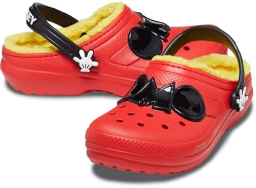 Crocs Kids' Classic Lined Disney Clog Minnie Shoes, Mickey Mouse - Main Image