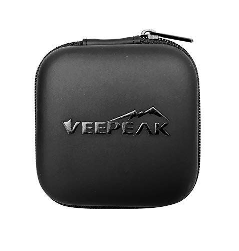 image for Veepeak Mini Carrying Case Cable Organizer, Hard Storage Pouch for OBD