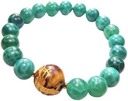 Amazon 竜神ブレス ドラゴンブレスレット 巨大玉 青龍 14mm パワーストーン ブレスレット メンズ 天然石 a 厄除け 浄化 さざれ石 水晶 叶石 メンズxl インテリア オンライン通販