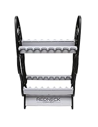 Pesca Polo Vertical Floor Display Rack, organizador de almacenamiento 32" x 17.5" x 8" Inch   Pie para 16 cañas y Carretes