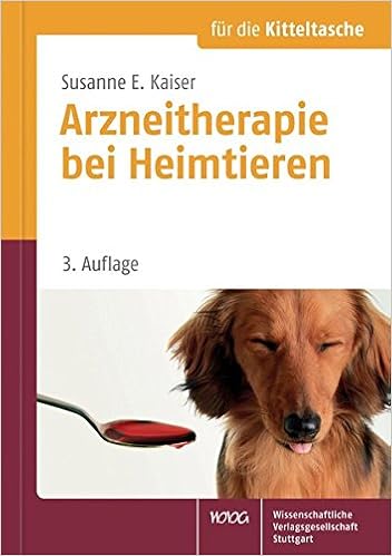 Arzneitherapie Bei Heimtieren Fur Die Kitteltasche Amazon De Susanne E Kaiser Bucher