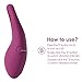 SVAKOM Wendy Vibrating Cock Ring Vibrator Powerful Full Silicone Penis Ring Waterproof Rechargeable Longer Lasting Erection Adult Sex Toy for Men Couples (Violet)