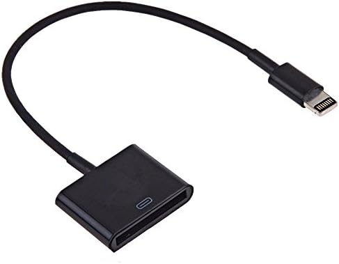 Darrent Compatible 8 Pin to 30 Pin Charge & Sync Cable Adapter Converter Phone 7, 7 Plus (Black)