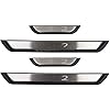 4 stks Rvs Auto Instaplijsten Protector voor Mazda 2 2014-2017 2018 2019 2020, Scuff Guard Antislip Pedaal Styling…