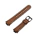 Kartice Compatible with ASUS ZenWatch 3 Band,Vintage Genuine Leather Watch Band Strap Replacement Watchband Metal Clasp Buckle (Brown 14mm)
