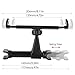 oenbopo Car Headrest Mount, Phone Tablet Car Headrest Grip Mount Stand Cradle Holder Compatible for iPad Pro Air Mini, Samsung Galaxy Tabs, Kindle Fire, 4~11 inch Cellphones and Tablet (Black)