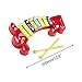 infunbebe 8 Keys Xylophone for Kids Musical Instrument with 2 Xylophone Mallets and Colorful Keys, Early Musical Development Xylophone Baby Toy for Toddlers