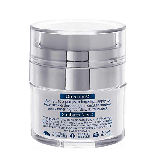 Luxiny Glycolic Acid Face Cream Hydrating Face Moisturizer with Alpha