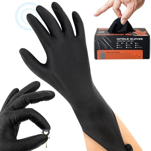 Amazon.com: 9 mil Nitrile Powder Free Gloves 50 Pc (Extra Large