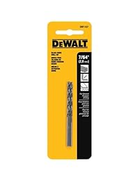 DeWalt dw1107 7 64 pulgadas Negro Óxido Split Point Brocas Twist (2-Pack)