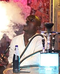 2 Hose Hookah Set,Portable Micro Modern Cube