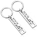 2pcs You Are The Pam to My Jim Keychain Set Inspired - Boyfriend and Girlfriend Couples Gift His and Hers Anniversary Present Husband and Wife Engagement Gifts For Him and Her
