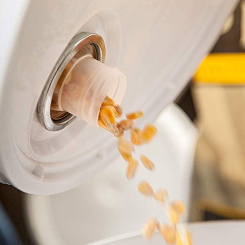 5 Gallon Food Grade Plastic Bucket White Storage Container with Pour