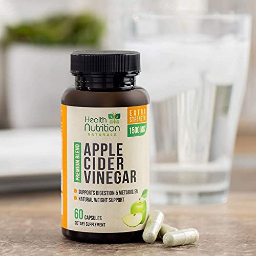 Apple Cider Vinegar Capsules High Potency Complex with Potassium