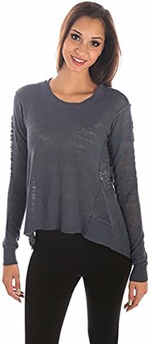 Wilt Slubby Linen Sweater in Storm
