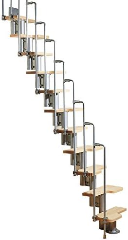 Arke 22 in. x 111 in. Grey Karina Stair Kit
