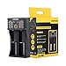 LiitoKala Lii-202 Smart Universal Battery Charger, Portable Power Bank USB Battery Charger for Rechargeable Batteries Ni-MH Ni-Cd A AA AAA SC, Li-ion 18650 26650 26500 22650 18490 17670 17500 17355