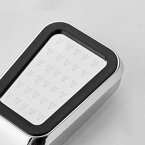 High Pressure Shower Head,Wenini 300 Holes Showerhead Powerful Boosting Spray Bath Water Saving (A)