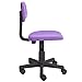 Homycasa Yanyan Teens Chair Mesh Mid-Back Height Adjustable Computer Kids Task Desk Office Chairs (Purple)