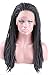 ATOZWIG Glueless African American Women Wig with Thin Micro Braids Synthetic Hair Braided Lace Front Wig in Stock