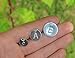 Efy Tal Jewelry Extra Initial, Small/Medium/Large Charm in Sterling Silver or Gold Filled, Add on Custom Charm