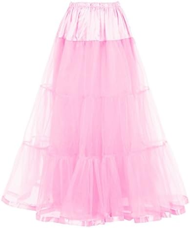 Kelly Casual Women's Ankle Length Petticoats Bridal Slips Long Underskirts for Dresses