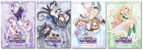 Hyperdimension Neptunia THE ANIMATION A4 clear Poster Set by Dezaeggu