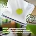 SPLF 8 Pack BPA FREE Reusable Storage Bags (5 Reusable Sandwich Bags, 3 Reusable Snack Bags), Extra Thick Leakproof Silicone And Plastic Free Ziplock Bags Food Storage Freezer Safe