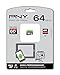 PNY U3 High Performance 64GB High Speed MicroSDXC Class 10 UHS-I, up to 60MB/sec Flash Memory Card (P-SDUX64U360G-GE)