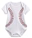 Cosland Baby Boys' Baseball Costume Bodysuit (Baseball, 0-3 Months)